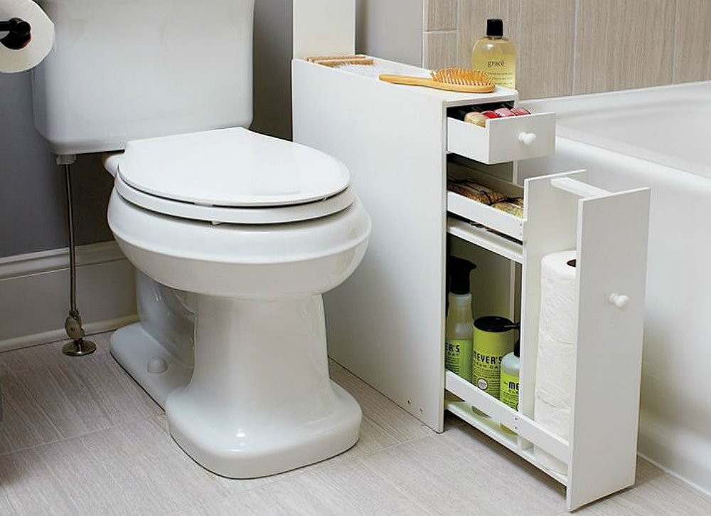 Best ideas about Narrow Bathroom Storage
. Save or Pin Narrow Bathroom Cabinet Bathroom Storage Ideas 10 Now.