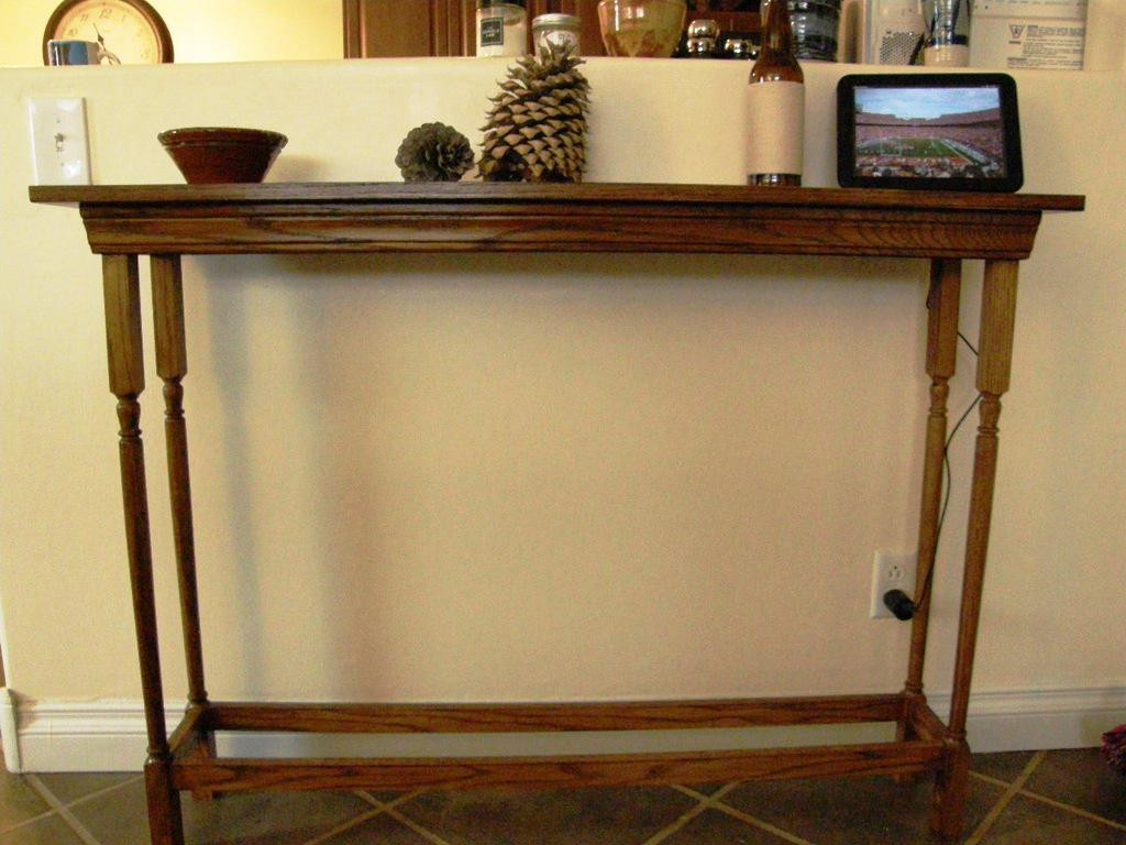 Best ideas about Narrow Entryway Table
. Save or Pin Narrow Entryway Table White — STABBEDINBACK Foyer Now.