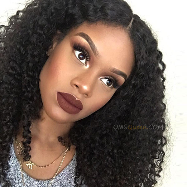 Best ideas about Natural Hairstyle Wigs
. Save or Pin Natural Color Kinky Curl Indian Virgin Hair Lace Front Now.