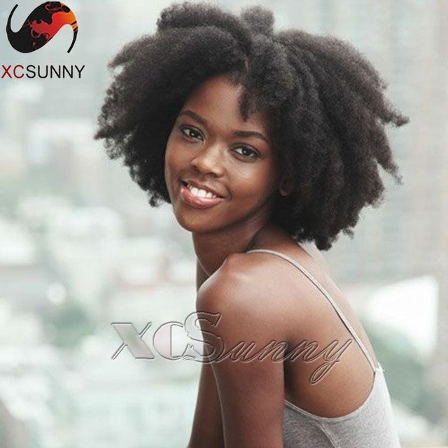 Best ideas about Natural Hairstyle Wigs
. Save or Pin Natural Hairstyle African Human Hair Wig Brazilian Afro Now.