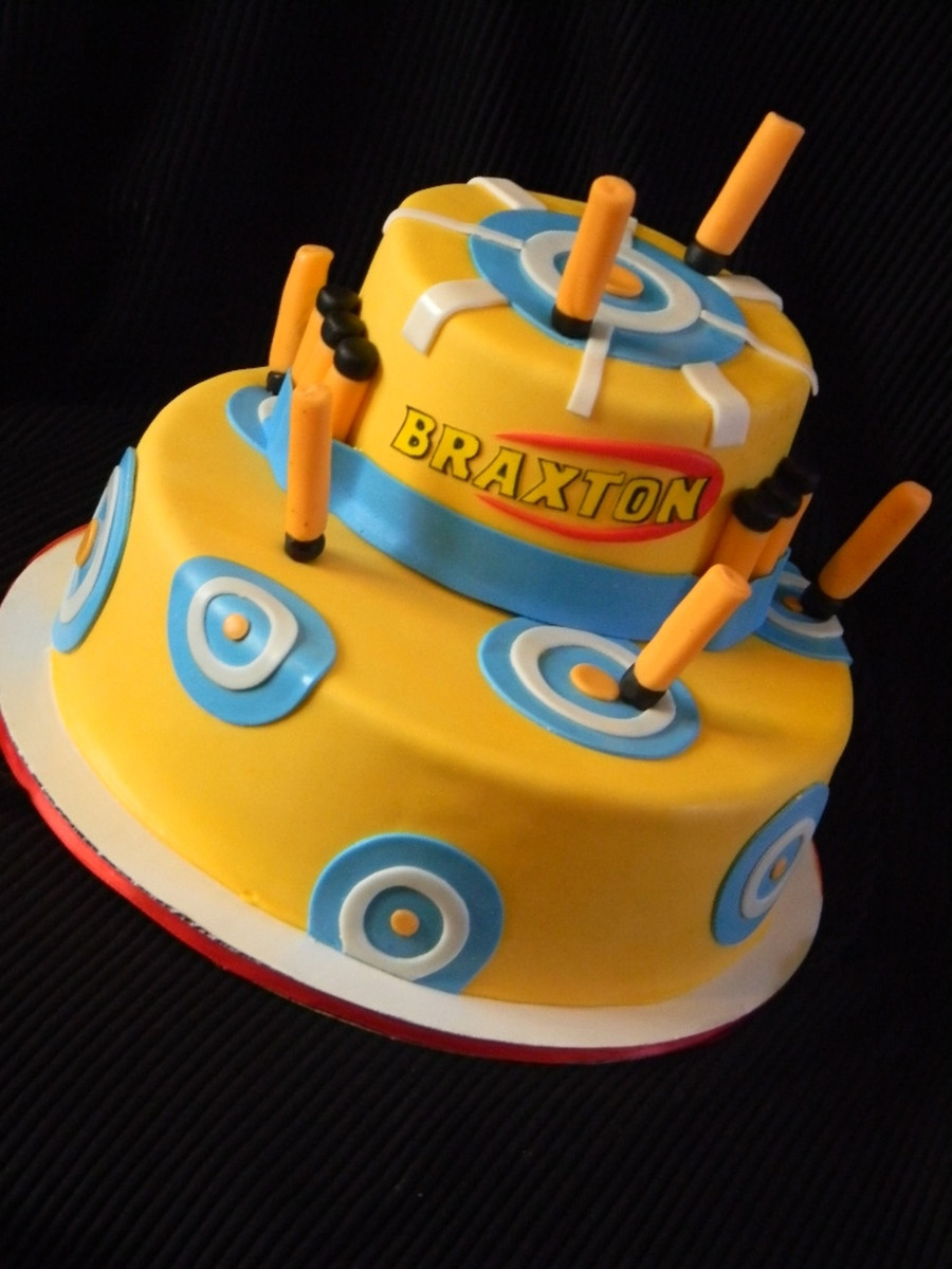 Best ideas about Nerf Birthday Cake
. Save or Pin Nerf Cake CakeCentral Now.