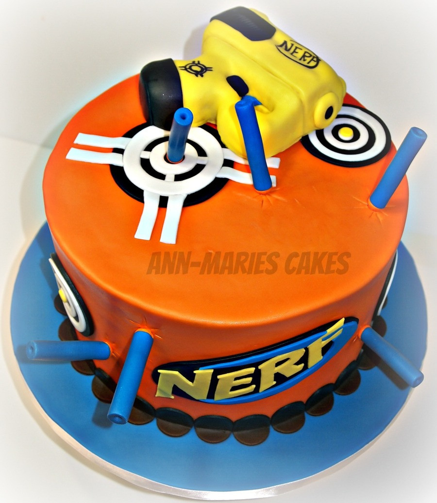 Best ideas about Nerf Birthday Cake
. Save or Pin Nerf Gun Cake CakeCentral Now.