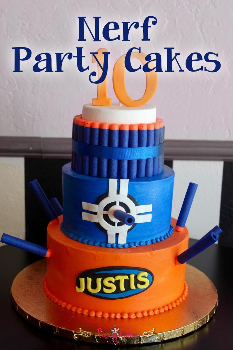Best ideas about Nerf Birthday Cake
. Save or Pin Nerf Party Cakes – Pixy Cakes Now.