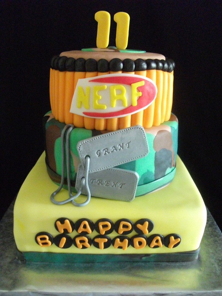 Best ideas about Nerf Birthday Cake
. Save or Pin 17 Best images about Nerf on Pinterest Now.