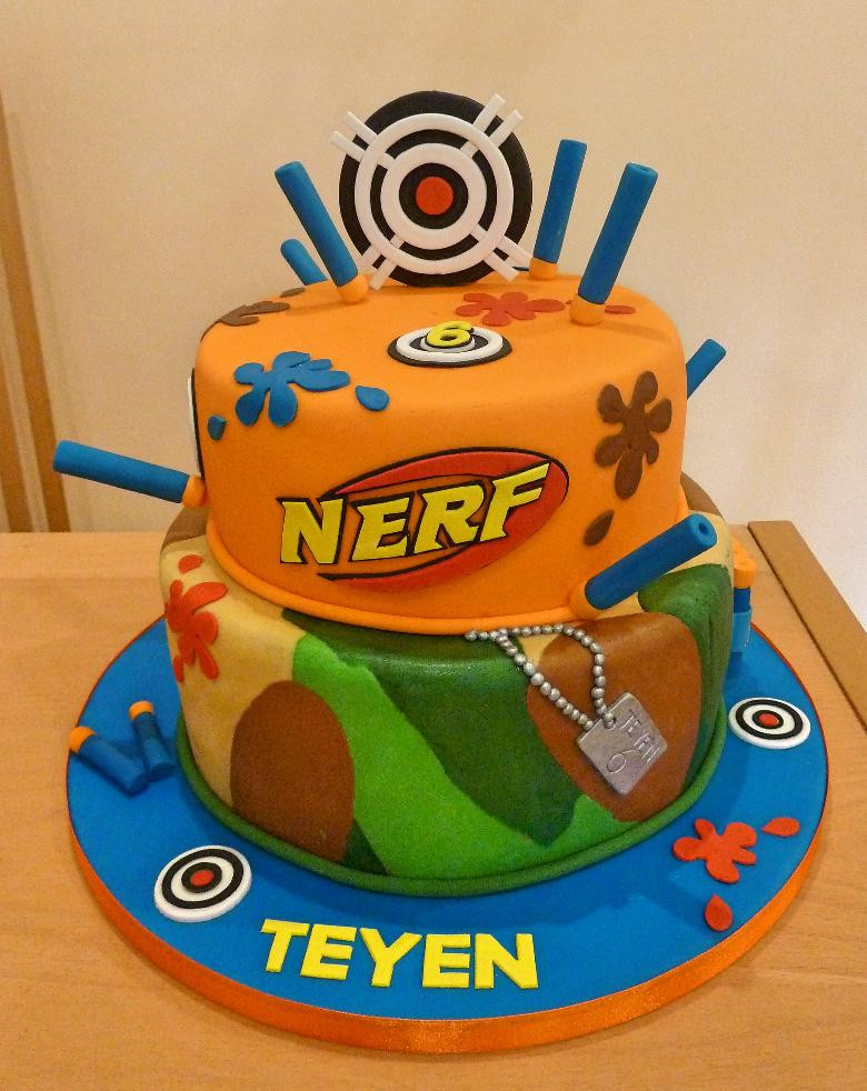 Best ideas about Nerf Birthday Cake
. Save or Pin Eat the cake Now.