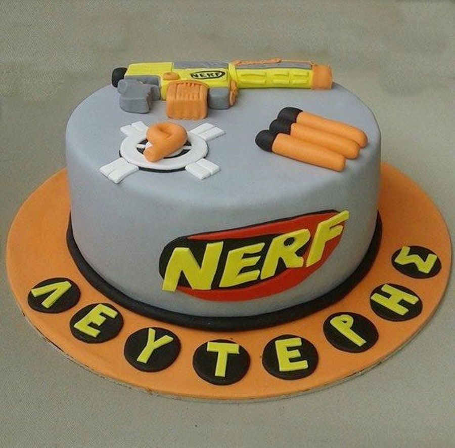 Best ideas about Nerf Birthday Cake
. Save or Pin Nerf Cake CakeCentral Now.