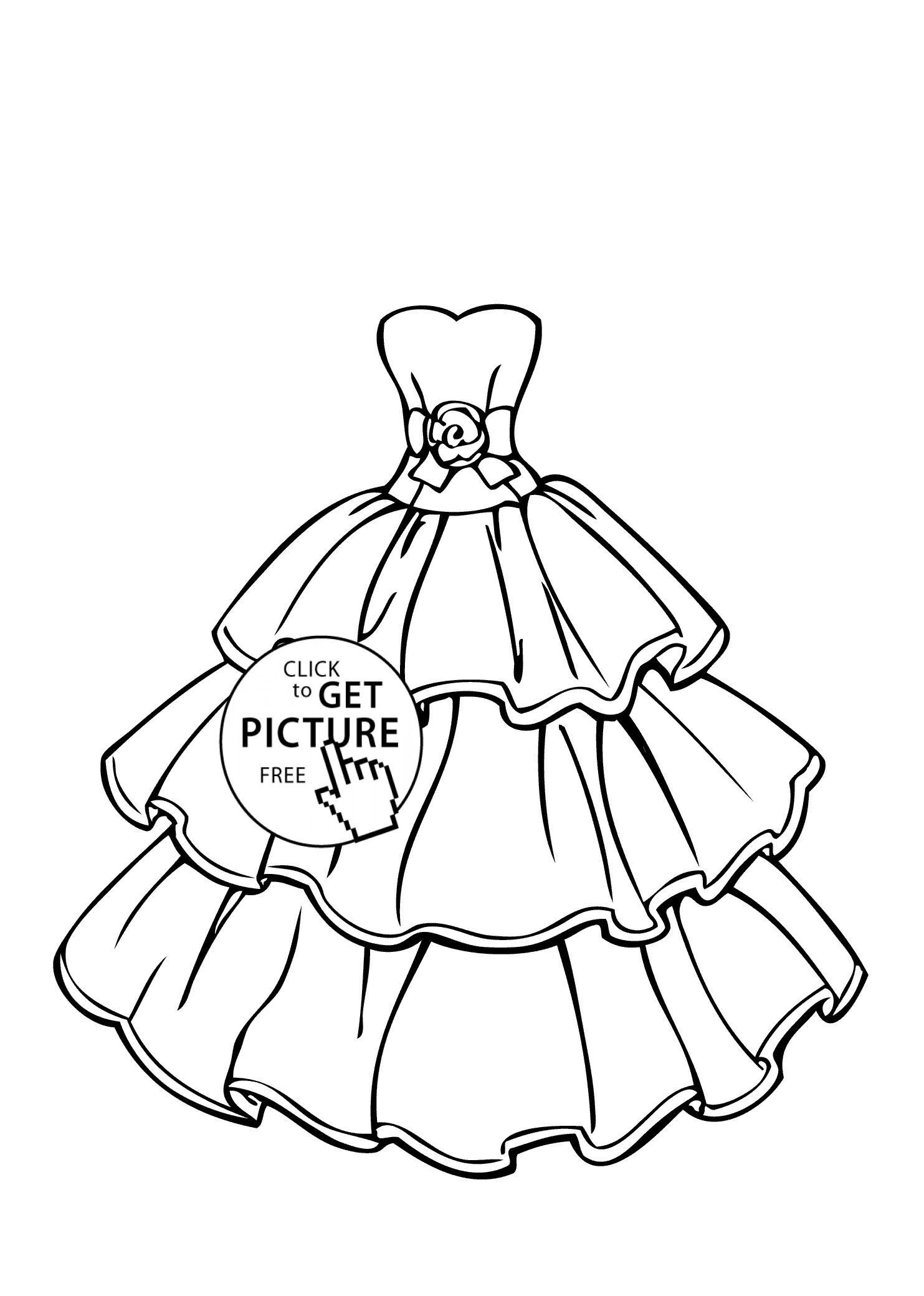 Best ideas about New Coloring Pages For Girls
. Save or Pin Free Dress Coloring Pages Printable Now.