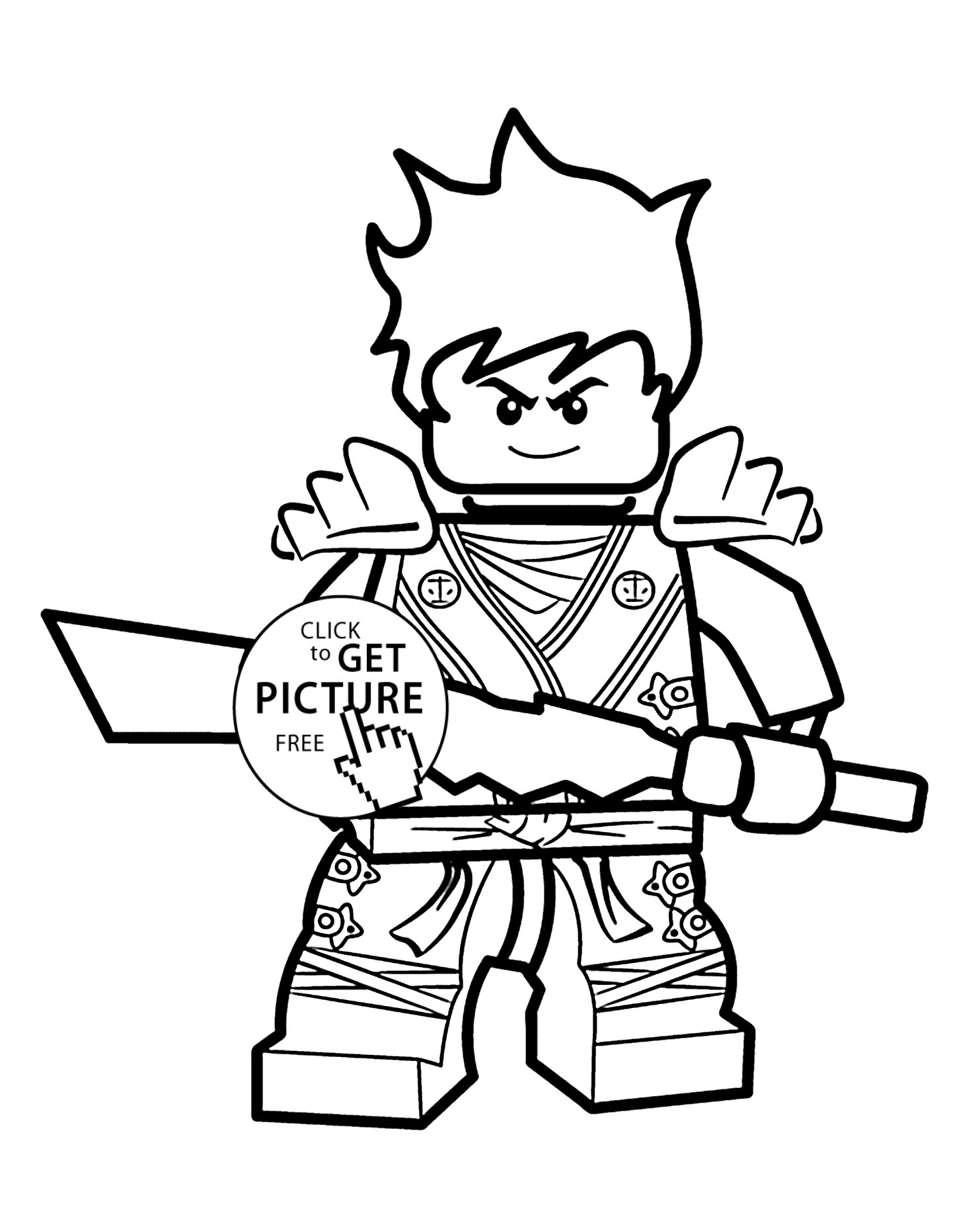 Best ideas about Ninjago Printable Coloring Sheets
. Save or Pin Kai Ninjago coloring pages for kids printable free Lego Now.