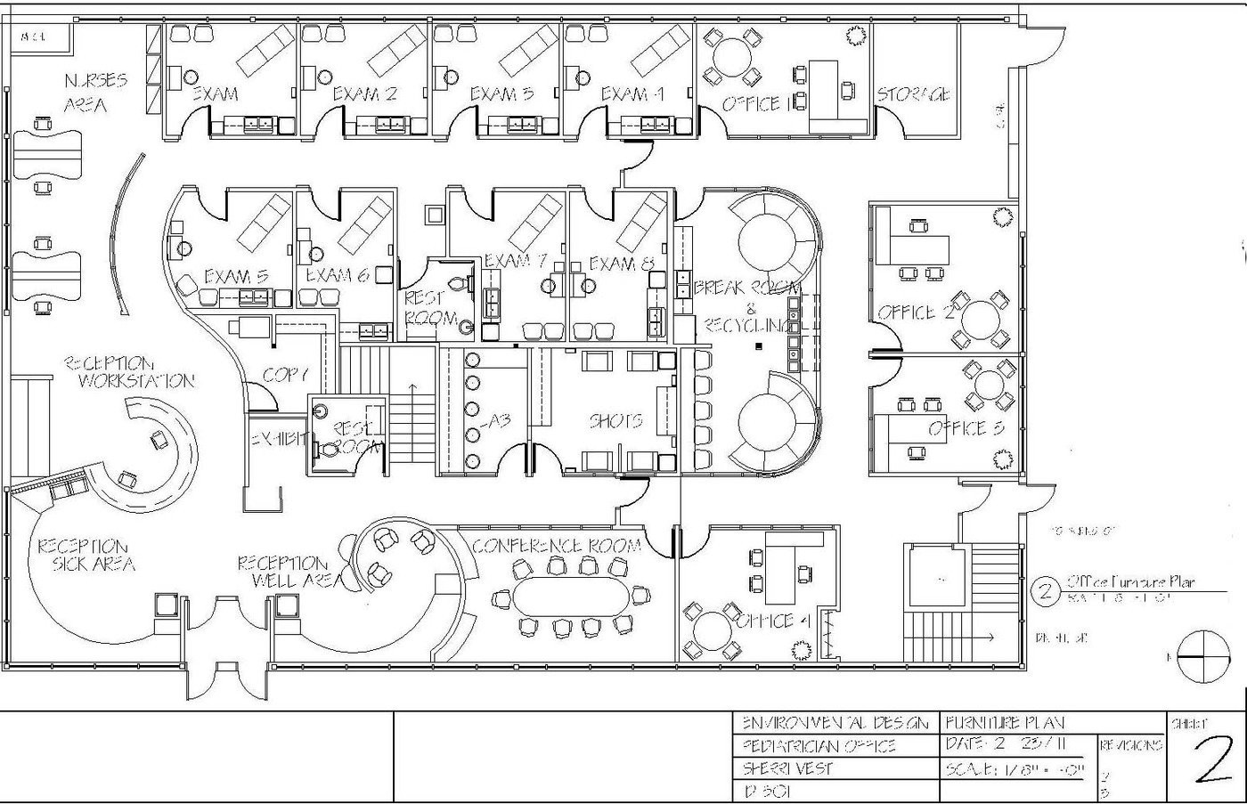 Best ideas about Office Floor Plans
. Save or Pin Pediatric fice Floor Plan by Sherri Vest at Coroflot Now.