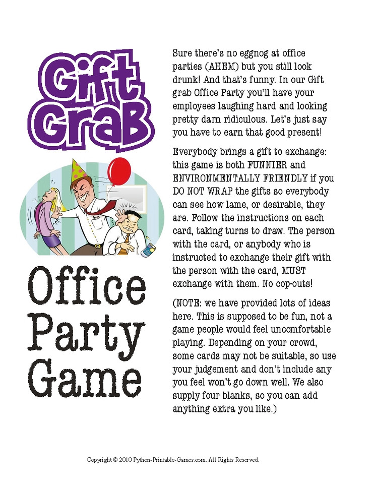 Best ideas about Office Holiday Gift Exchange Ideas
. Save or Pin fice Christmas Party Games Now.