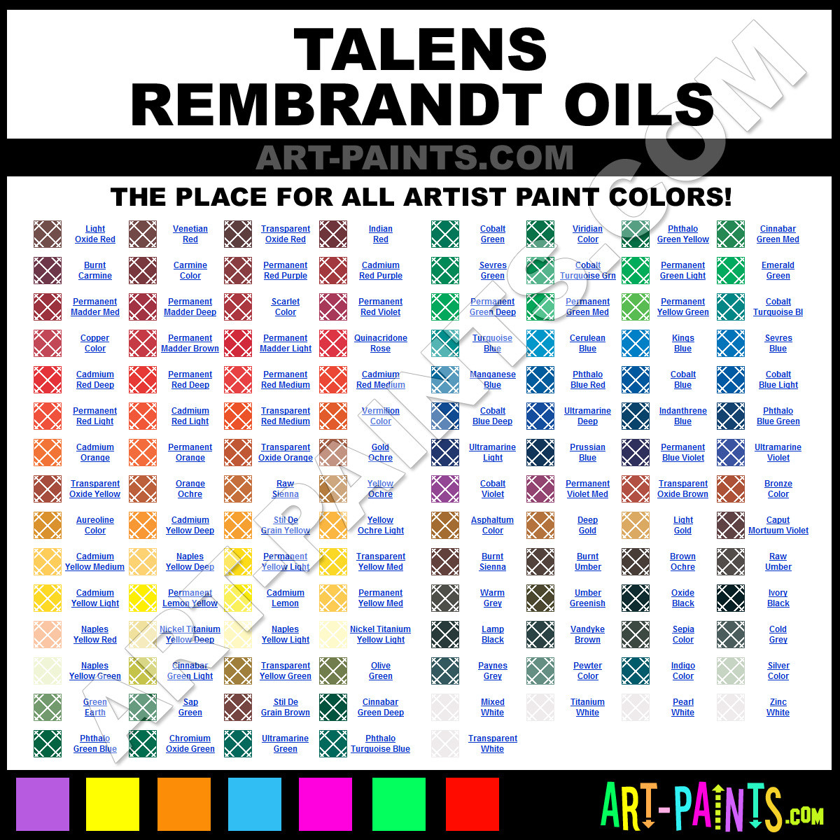 Best ideas about Oil Paint Colors
. Save or Pin Rembrandt Oil Paint Color Chart Paint Color Ideas Now.