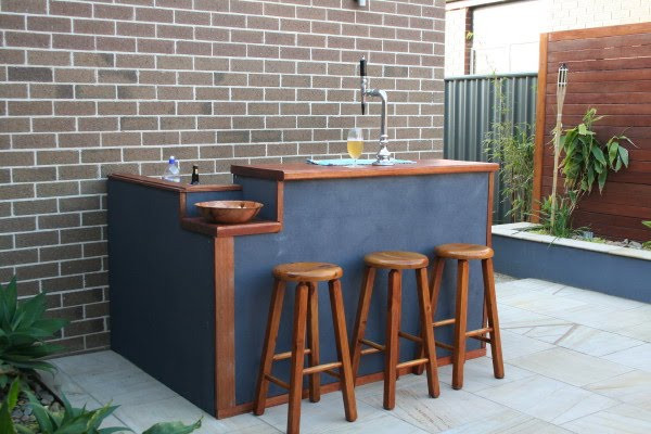 Best ideas about Outdoor Bars DIY
. Save or Pin Moving on up DIY Outdoor bar Now.