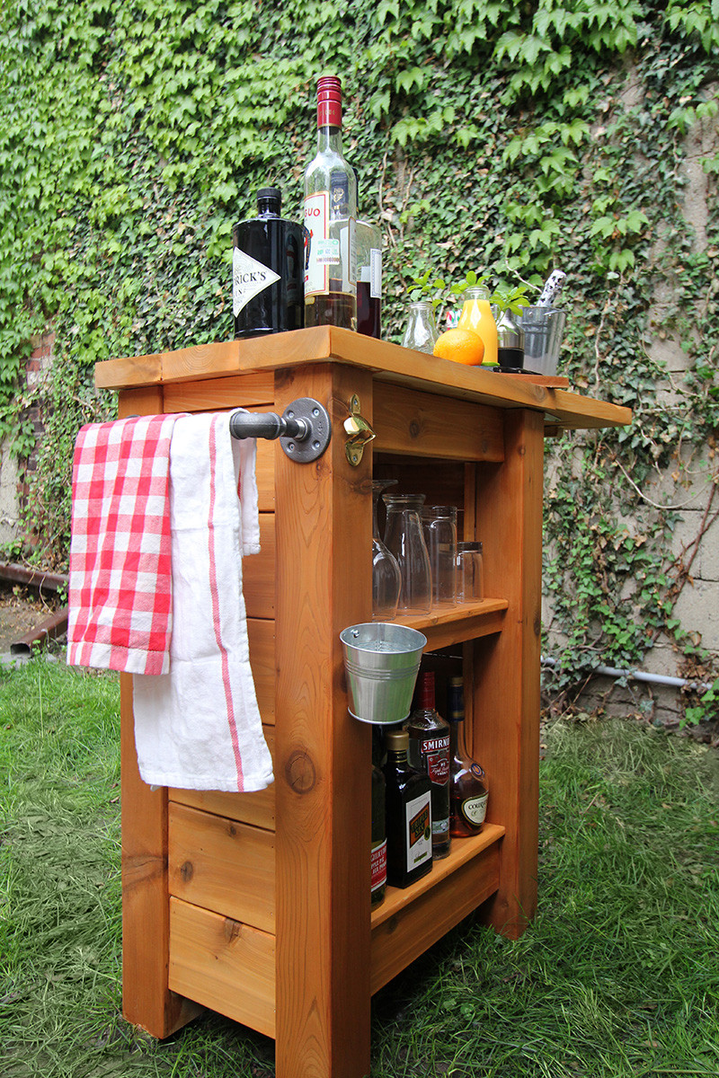 Best ideas about Outdoor Bars DIY
. Save or Pin DIY Outdoor Bar Merry Mag Storefront Life Now.