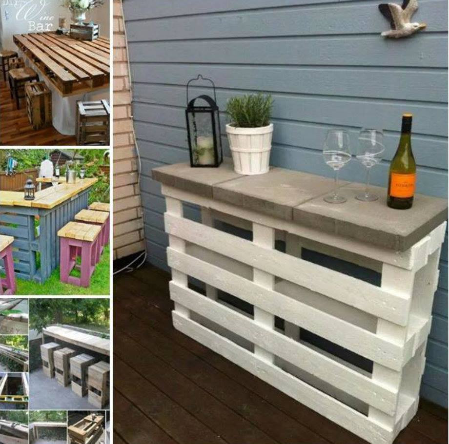 Best ideas about Outdoor Bars DIY
. Save or Pin DIY Pallet Patio Wine Bar Now.