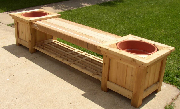 Best ideas about Outdoor Planter Bench
. Save or Pin 9 DIY Planter Benches For Your Outdoor Spaces Shelterness Now.