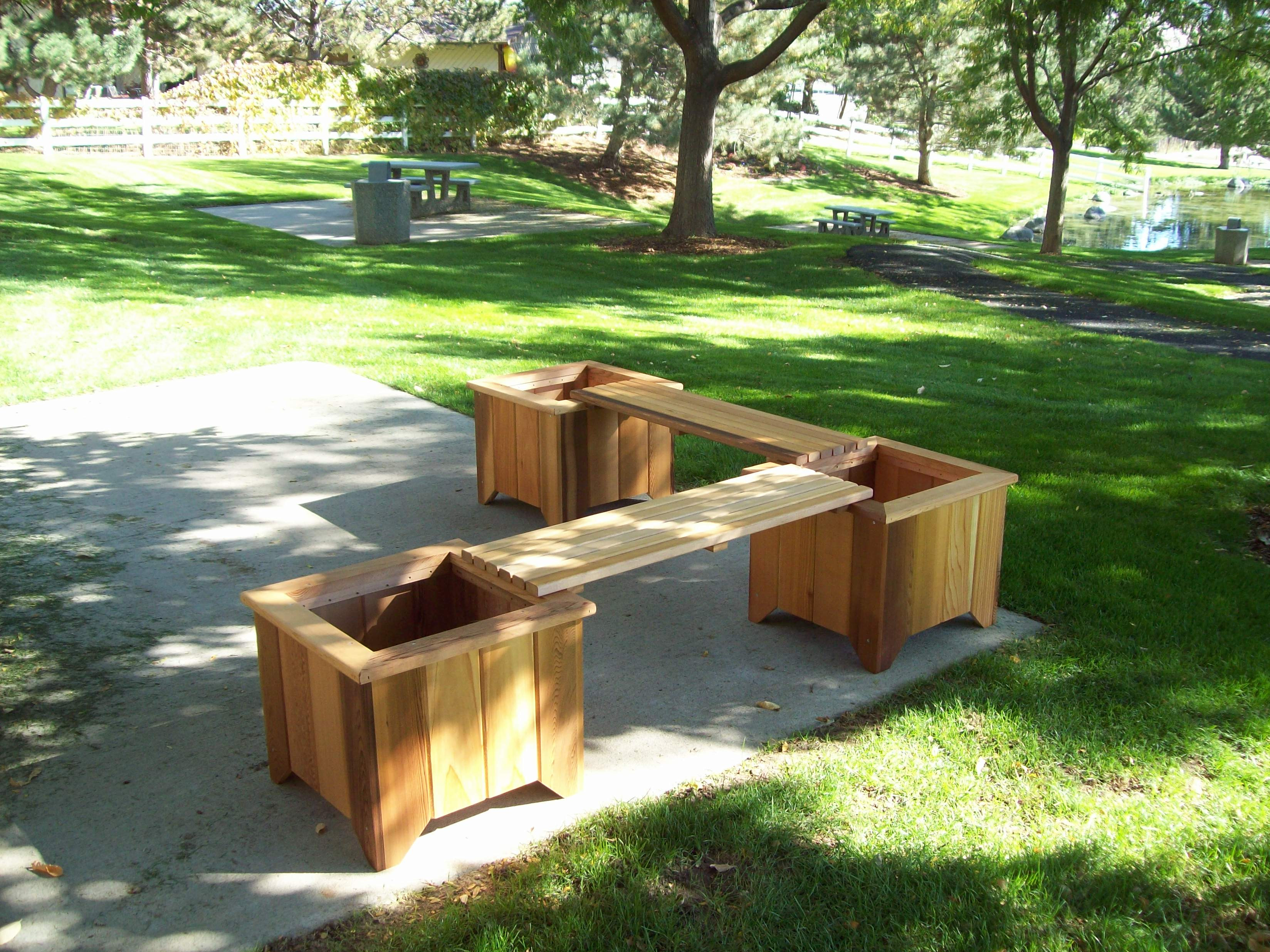 Best ideas about Outdoor Planter Bench
. Save or Pin T&L Planter Bench Set Wood Country Now.