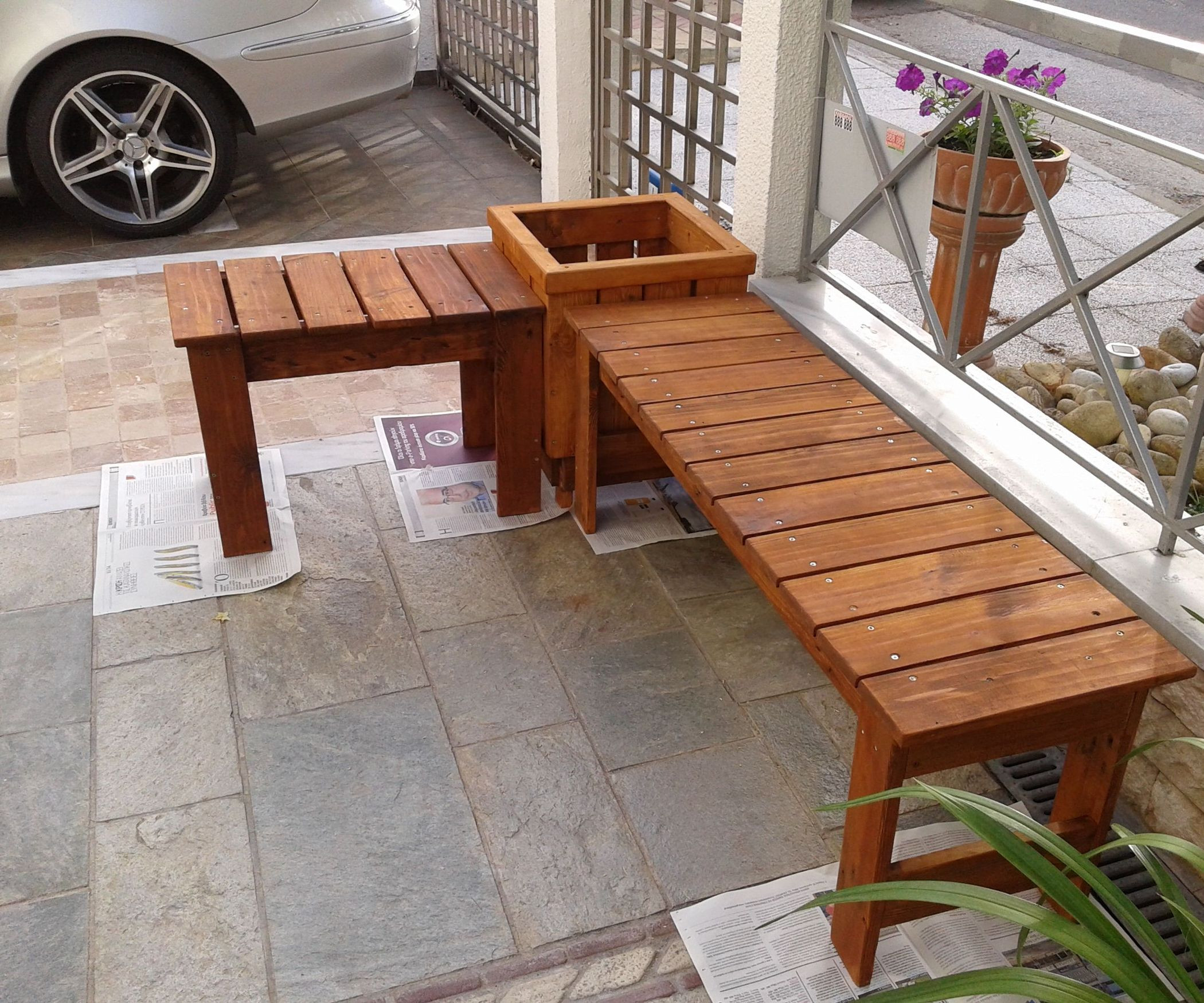 Best ideas about Outdoor Planter Bench
. Save or Pin Bench and Planter 6 Steps Now.