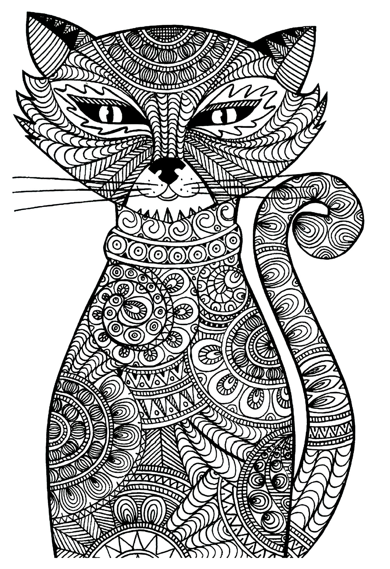 Best ideas about Pagan Coloring Pages For Adults
. Save or Pin Cat Coloring Pages for Adults Bestofcoloring Now.