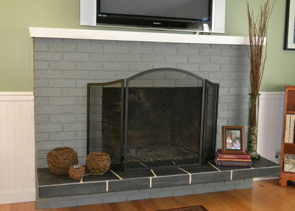Best ideas about Painted Fireplace Ideas
. Save or Pin Grey Painted Brick Fireplace Now.