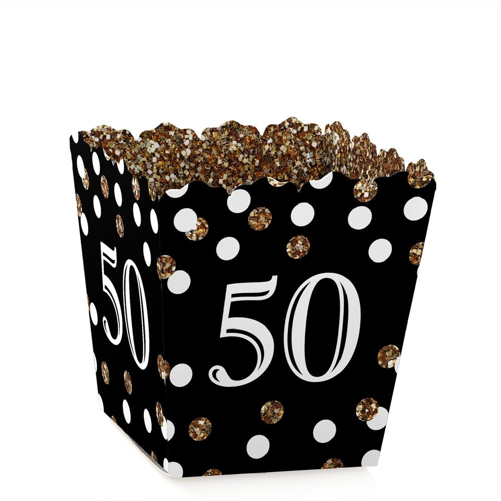 Best ideas about Party Favor For 50th Birthday
. Save or Pin Adult 50th Birthday Gold Candy Boxes Birthday Party Now.