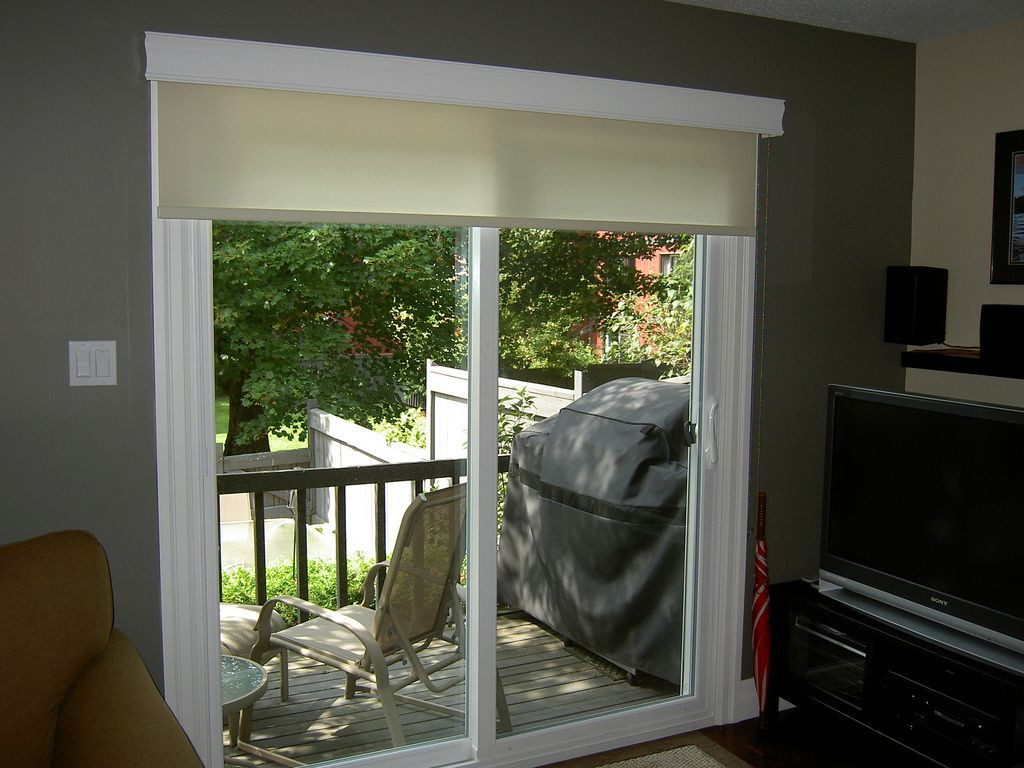 Best ideas about Patio Door Coverings
. Save or Pin Roller Shade on a patio door Now.