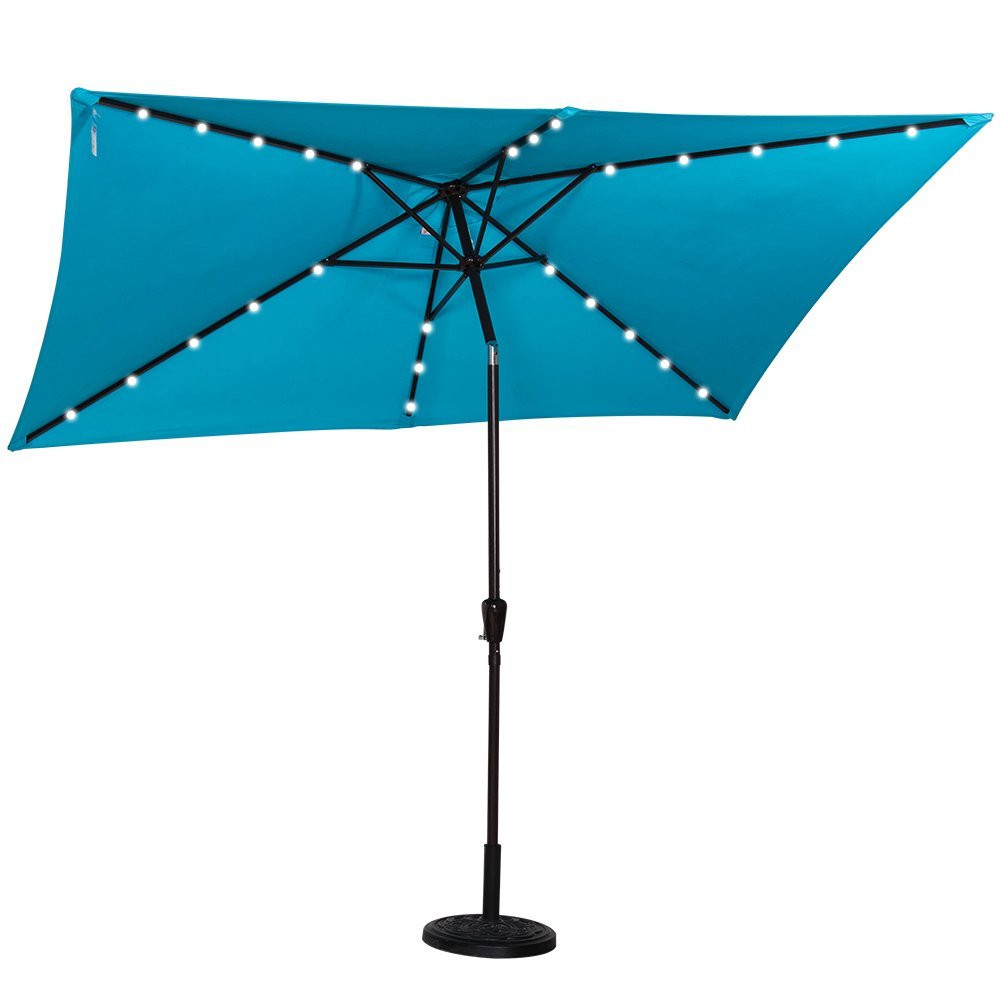 Best ideas about Patio Umbrella With Solar Lights
. Save or Pin Best Rectangular Patio Umbrella with Solar Lights Now.