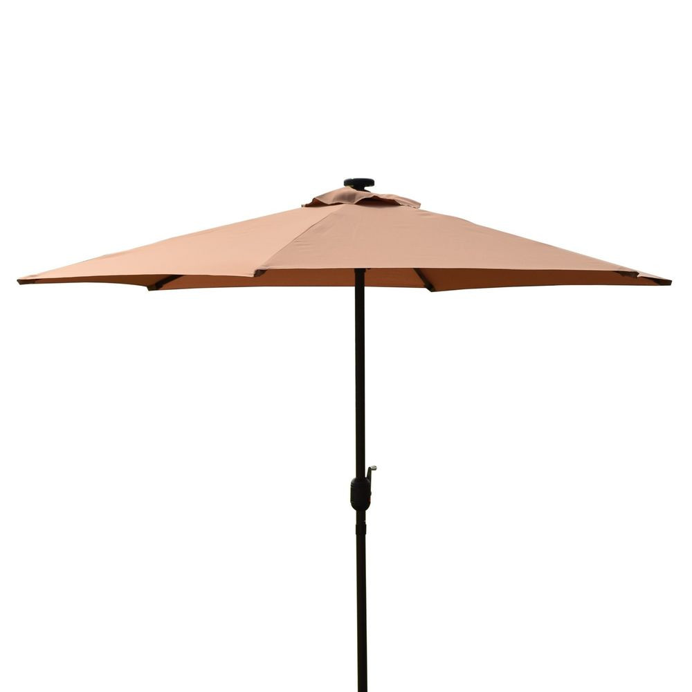 Best ideas about Patio Umbrella With Solar Lights
. Save or Pin SUPERNOVA 9 FT Solar 30 LED Lights Patio Umbrella Garden Now.