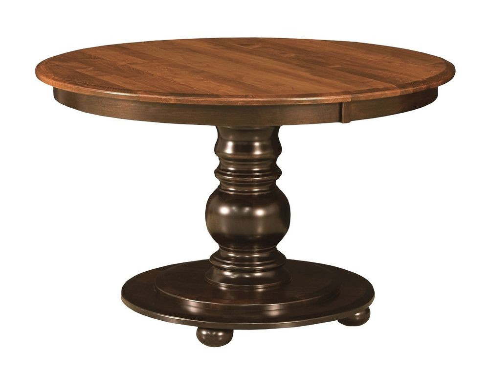 Best ideas about Pedestal Dining Table
. Save or Pin Amish Round Pedestal Dining Table Black Traditional Now.