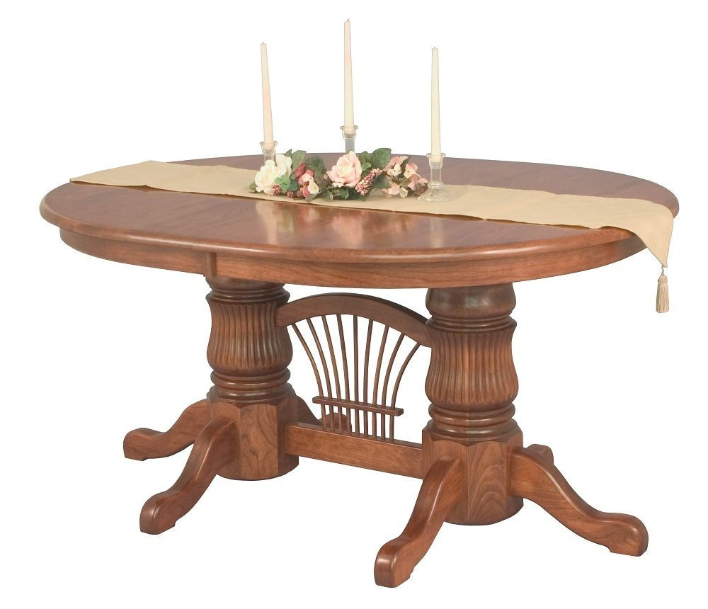 Best ideas about Pedestal Dining Table
. Save or Pin Amish Double Pedestal Dining Table Extending Leaf Solid Now.