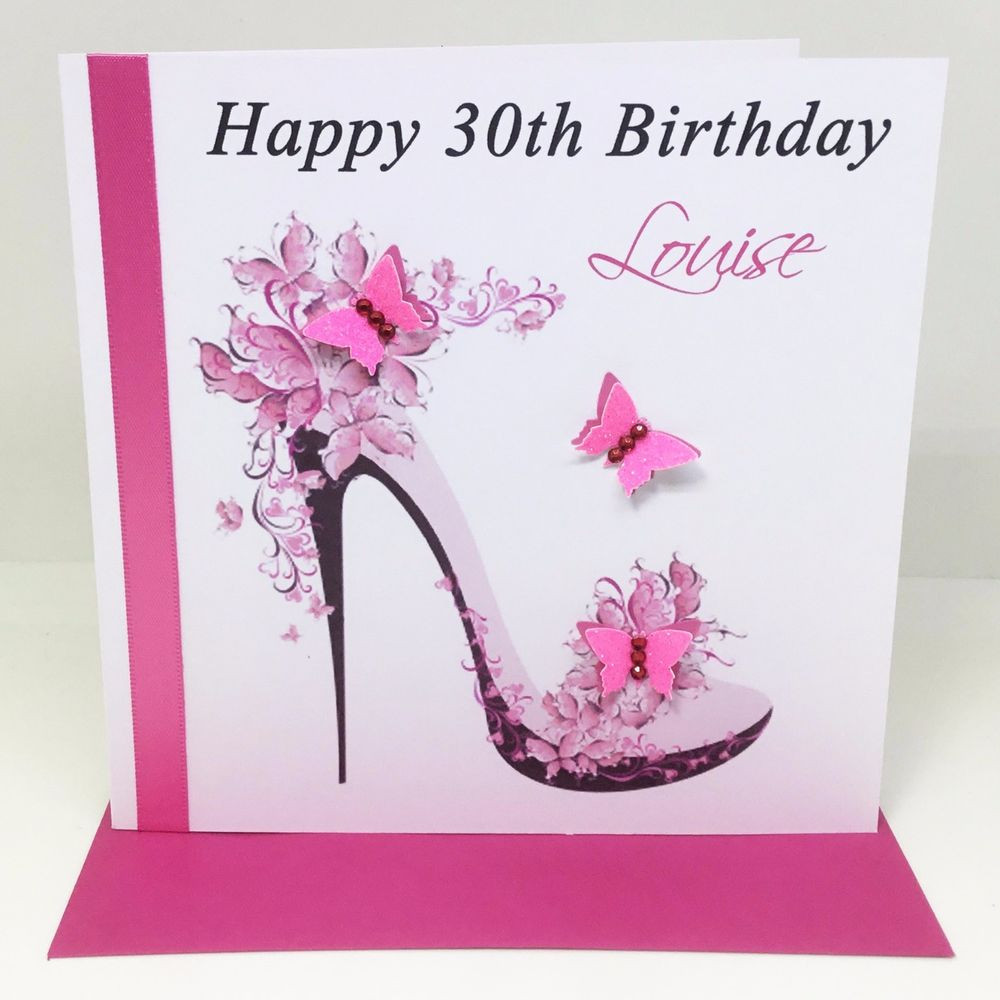 Best ideas about Personalise Birthday Card
. Save or Pin Personalised Handmade Birthday Card 16th 18th 21st 30th Now.