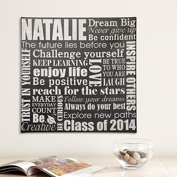 Best ideas about Personalized Graduation Gift Ideas
. Save or Pin Dream Big Graduation Canvas Now.