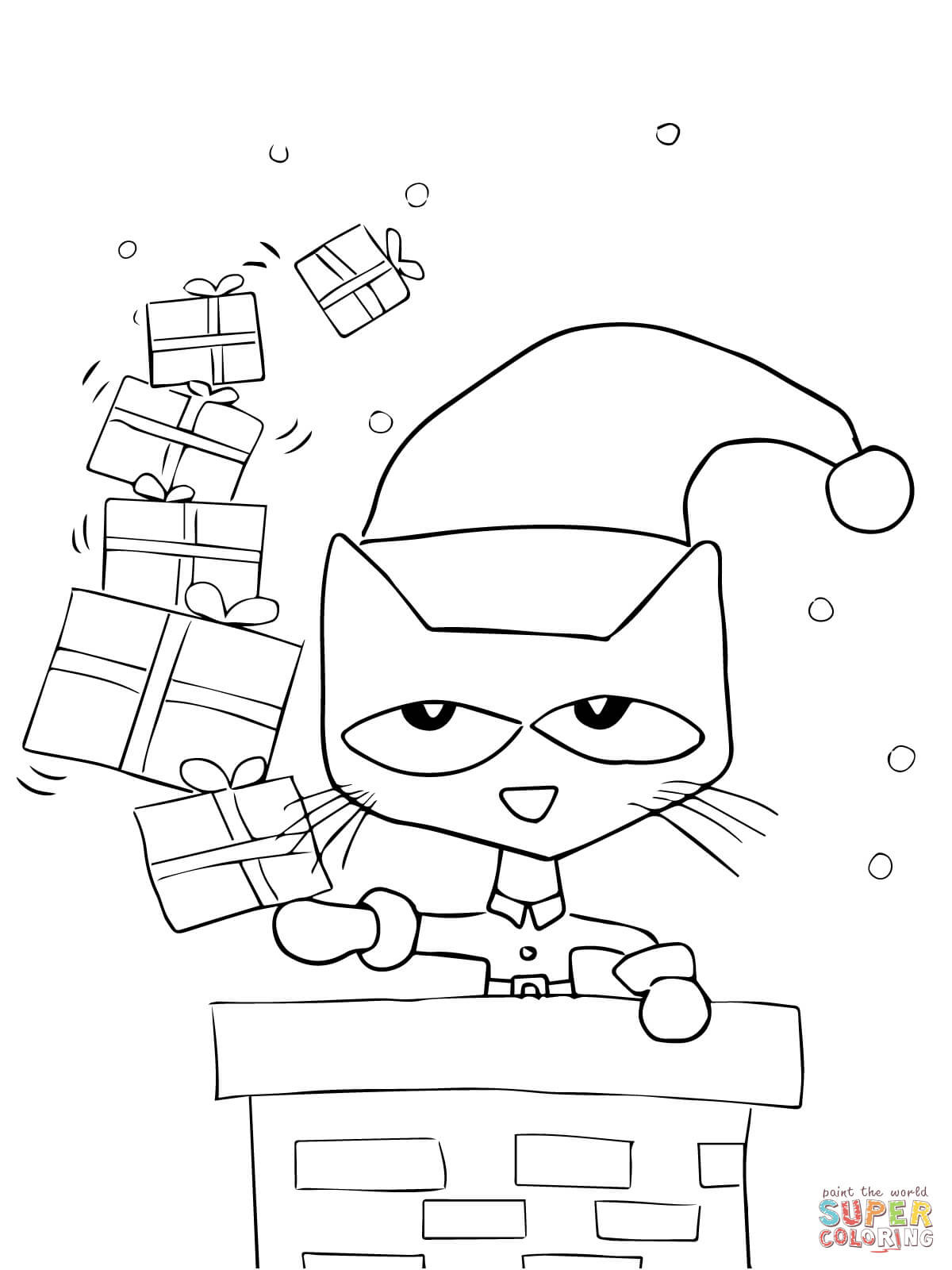 Best ideas about Pete The Cat Coloring Sheet
. Save or Pin Pete the Cat Saves Christmas coloring page Now.