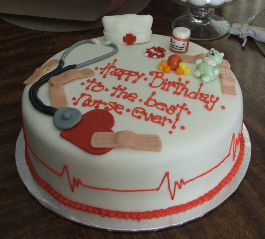 Best ideas about Photos Birthday Cake
. Save or Pin Pediatric Nurses Birthday Cake CakeCentral Now.