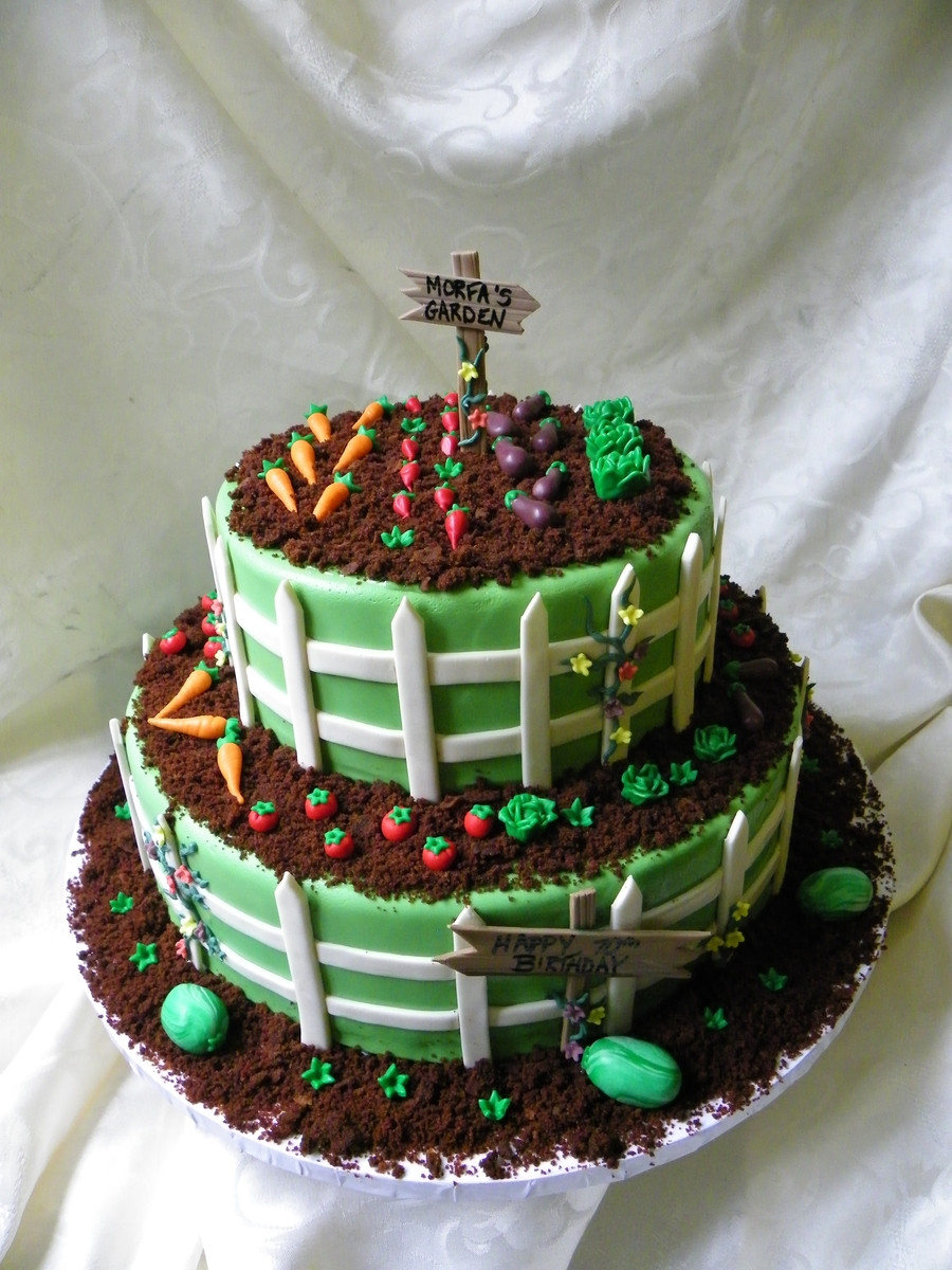 Best ideas about Photos Birthday Cake
. Save or Pin Ve able Garden Birthday Cake CakeCentral Now.