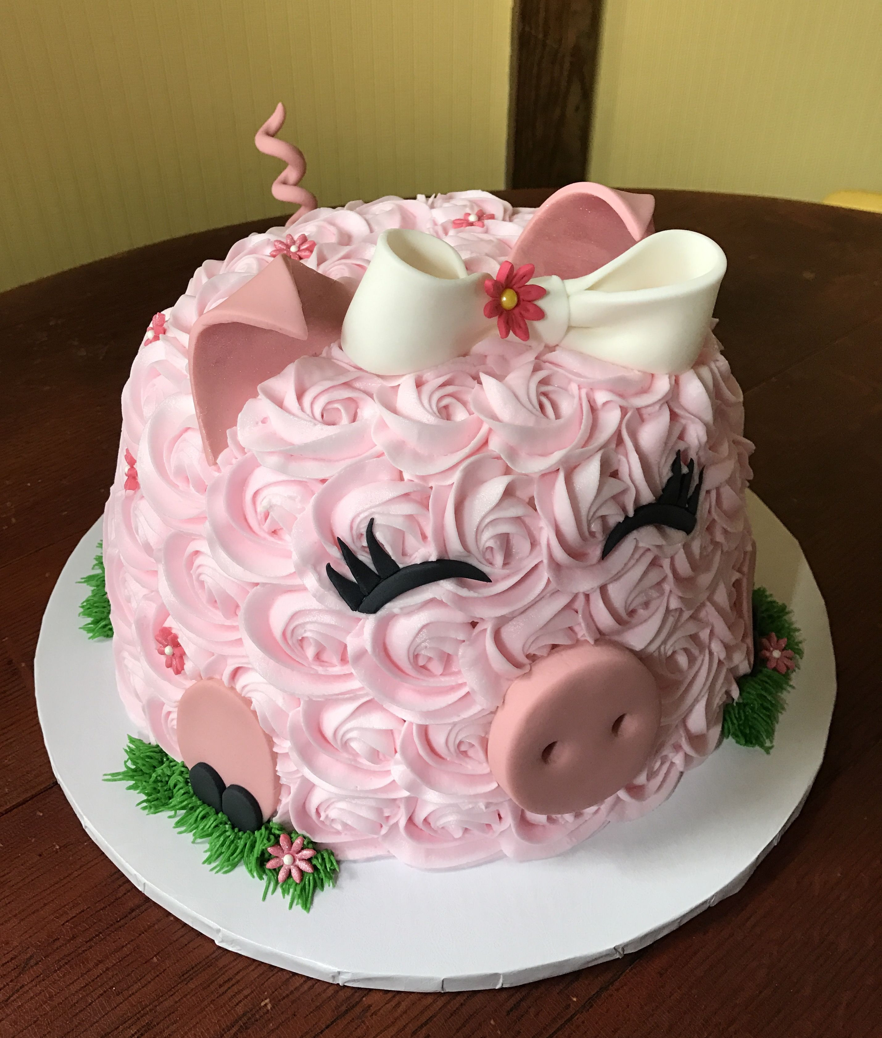 Best ideas about Piggy Birthday Cake
. Save or Pin Pink Pig Baby Shower Cake PIGGIES and HIPPOEZ Now.