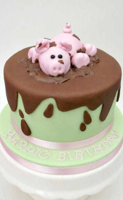 Best ideas about Piggy Birthday Cake
. Save or Pin 135 best Pig Cakes images on Pinterest Now.