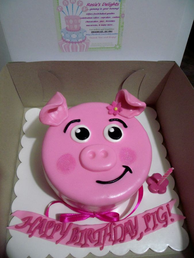 Best ideas about Piggy Birthday Cake
. Save or Pin 17 Best images about Pig Cake on Pinterest Now.