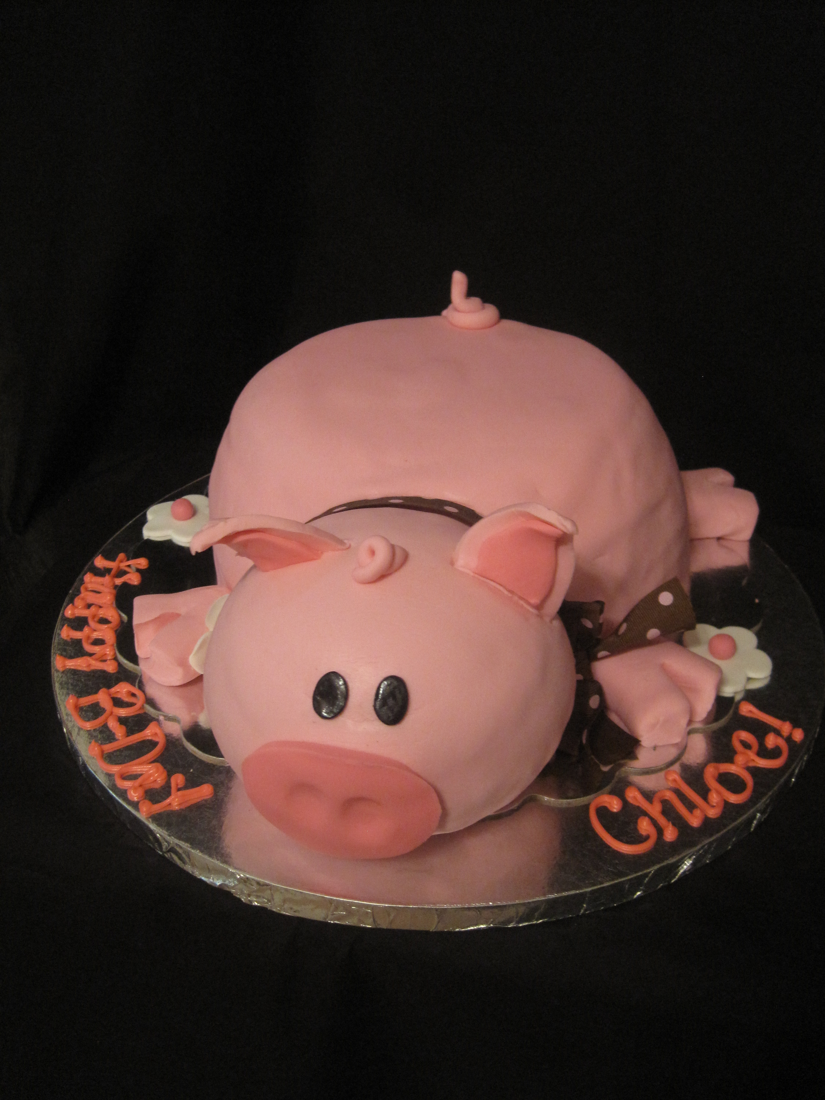 Best ideas about Piggy Birthday Cake
. Save or Pin 1st Birthday Piggy Cake Now.