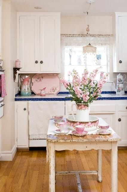 Best ideas about Pink Kitchen Decoration
. Save or Pin 35 Awesome Shabby Chic Kitchen Designs Accessories and Now.
