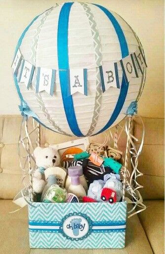 Best ideas about Pinterest Baby Shower Gift Ideas
. Save or Pin Hot air balloon baby shower t basket Now.