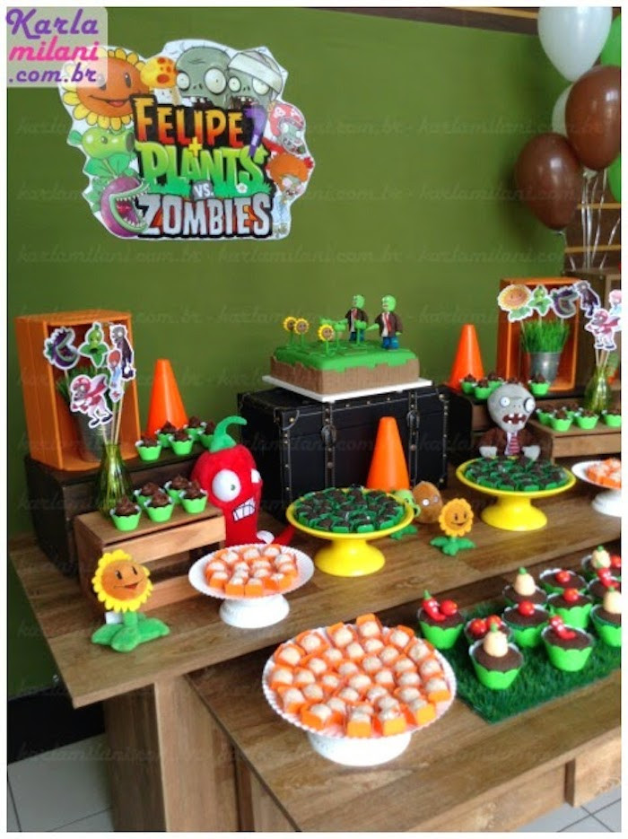 Best ideas about Plants Vs Zombies Birthday Party
. Save or Pin Kara s Party Ideas Plants Vs Zombies Themed Birthday Party Now.