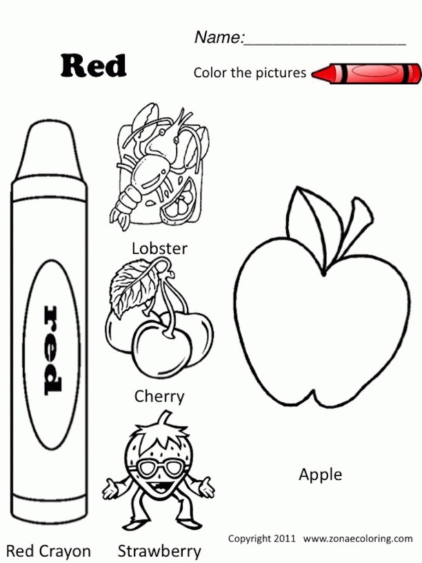 Best ideas about Preschool Coloring Sheets For Red
. Save or Pin Red Coloring Pages Printable Coloring Home Now.