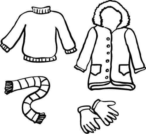 Best ideas about Preschool Coloring Sheets From The Jacket I Wera In The Snow
. Save or Pin Winter Clothes Coloring Page Now.