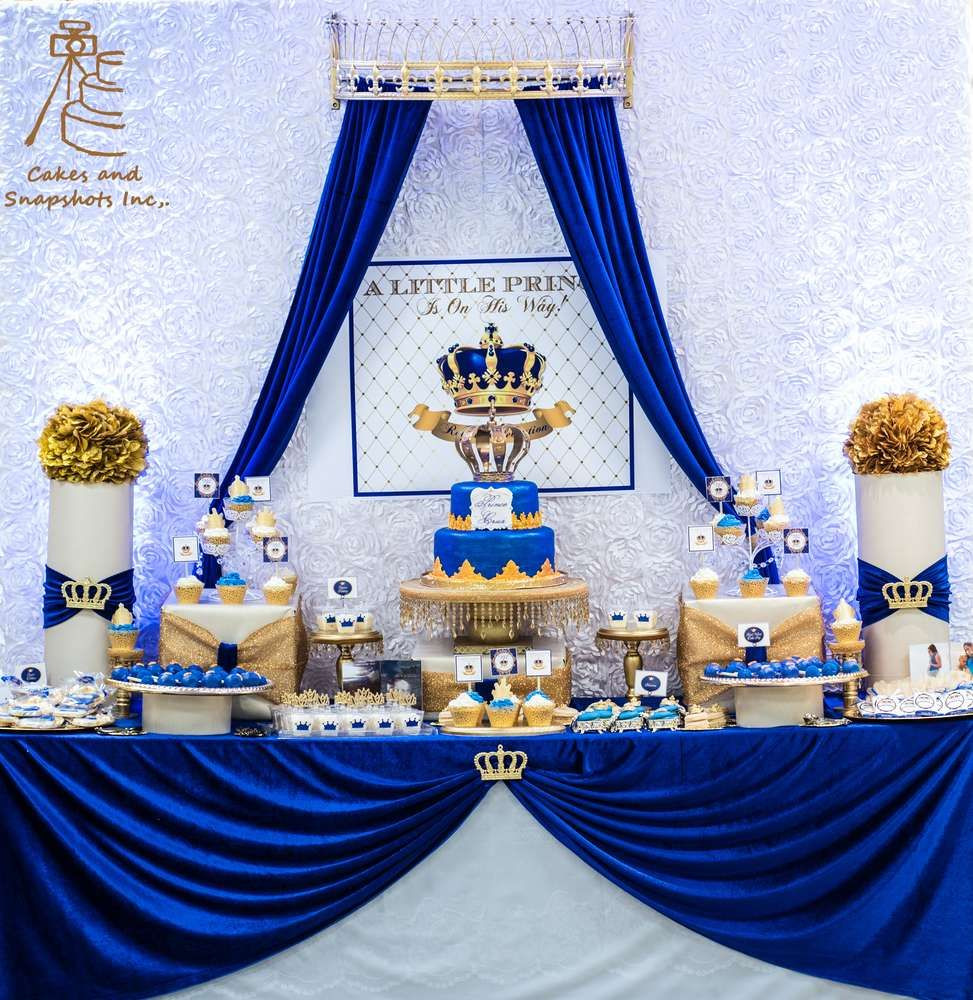Best ideas about Prince Birthday Decorations
. Save or Pin Royal Prince Baby Shower Party Ideas Now.