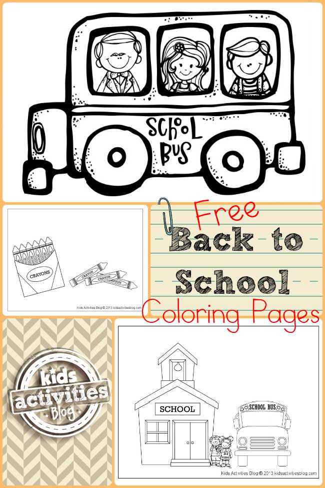 Best ideas about Printable Coloring Sheets For Kids With School Activities
. Save or Pin Free Back to School Coloring Pages Now.