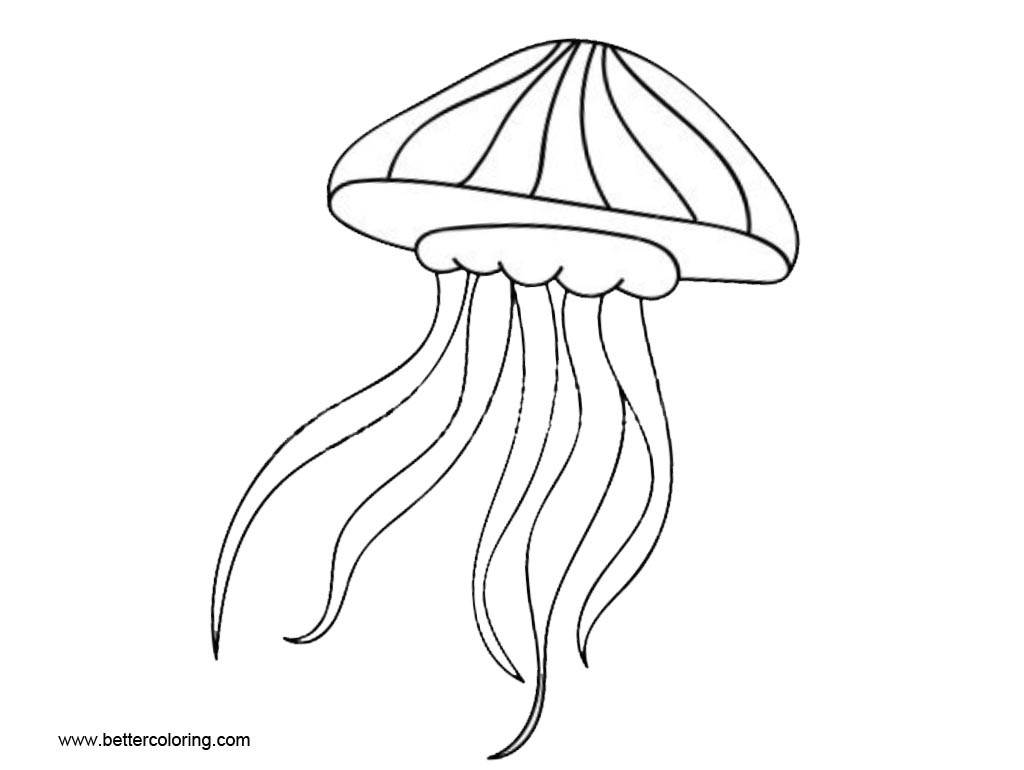 Best ideas about Printable Jellyfish Coloring Pages For Girls
. Save or Pin Jellyfish Coloring Pages Easy Drawing Free Printable Now.