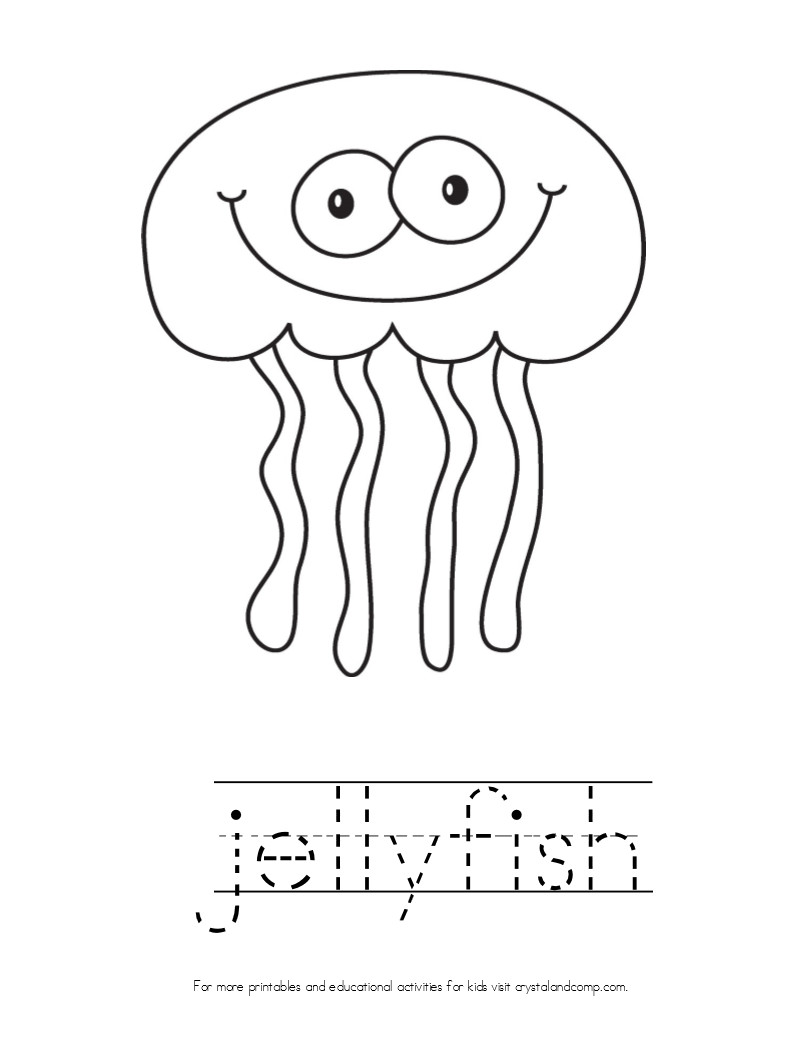 Best ideas about Printable Jellyfish Coloring Pages For Girls
. Save or Pin Kid Color Pages Ocean Theme Now.