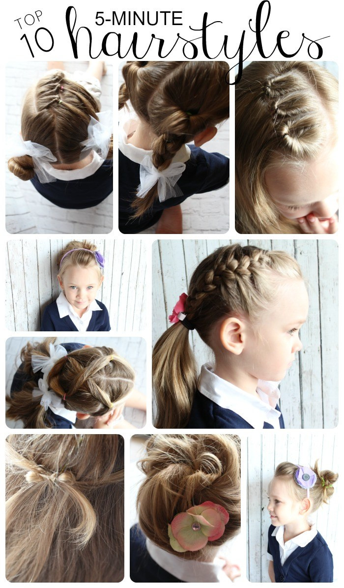 Best ideas about Quick Hairstyles For Kids
. Save or Pin 10 Easy Hairstyles for Girls Somewhat Simple Now.