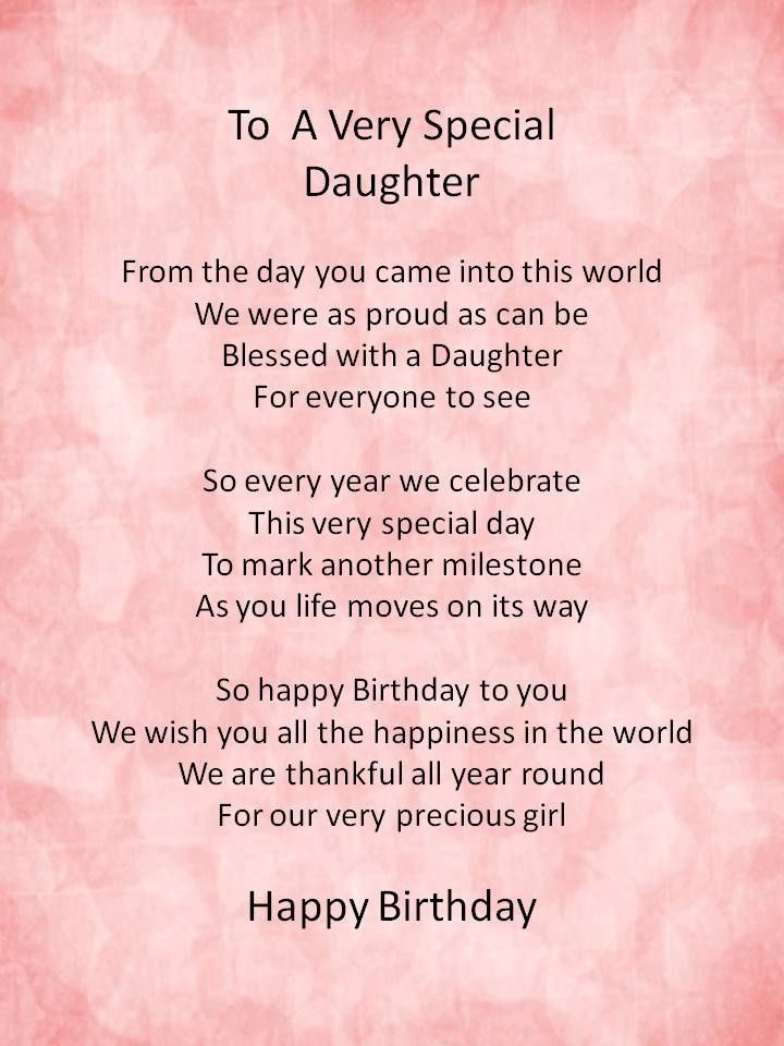 Best ideas about Quote About Daughters Birthday
. Save or Pin birthday poem for daughter Now.