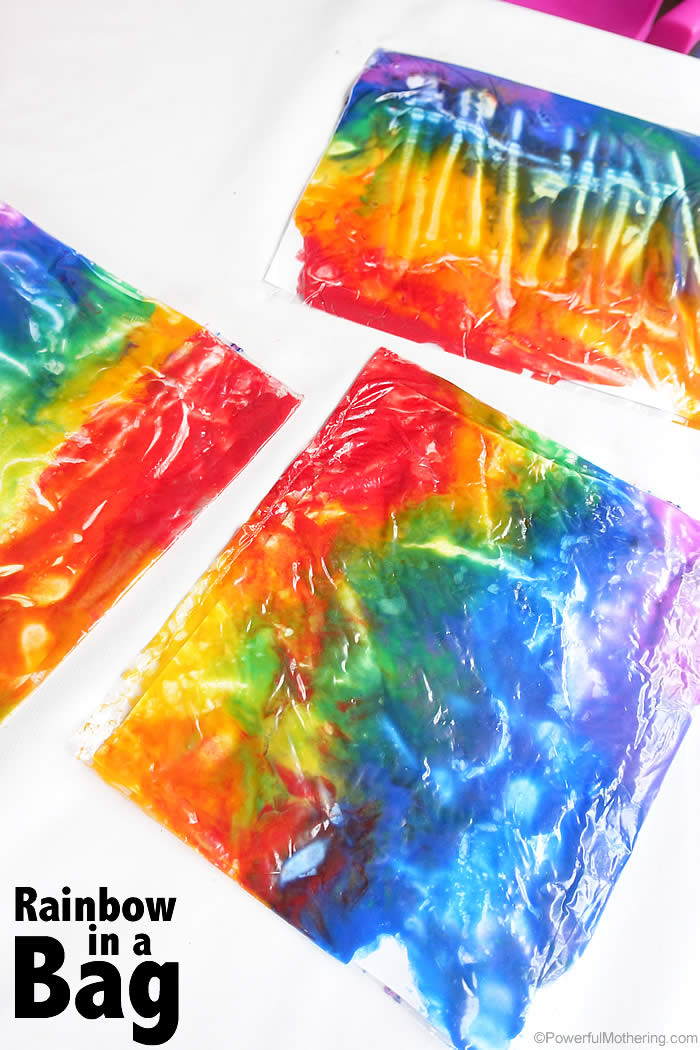 Best ideas about Rainbow Artwork For Preschoolers
. Save or Pin Rainbow in a Bag No Mess Art Now.